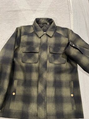 Pendleton Heavy Wool Blend Plaid Jacket Men’s L